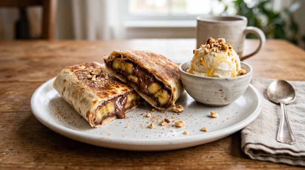 Dessert Burrito (Nutella and Banana)
