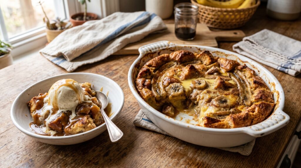 Banana Bread Pudding