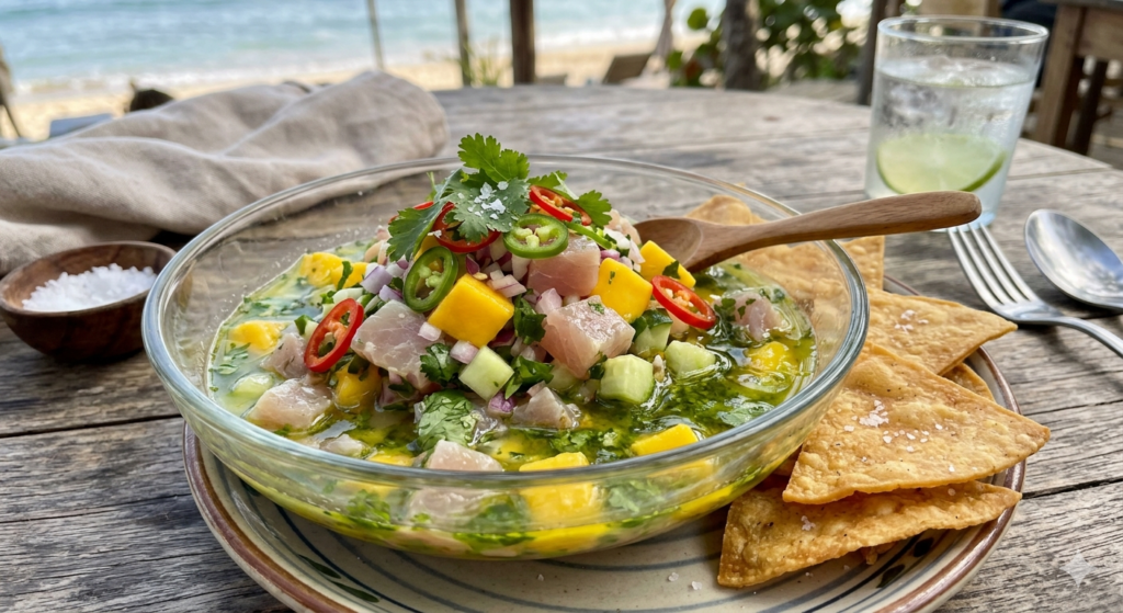 Tuna and Mango Ceviche