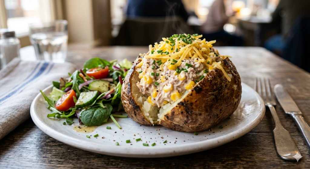 Tuna and Sweetcorn Jacket Potato