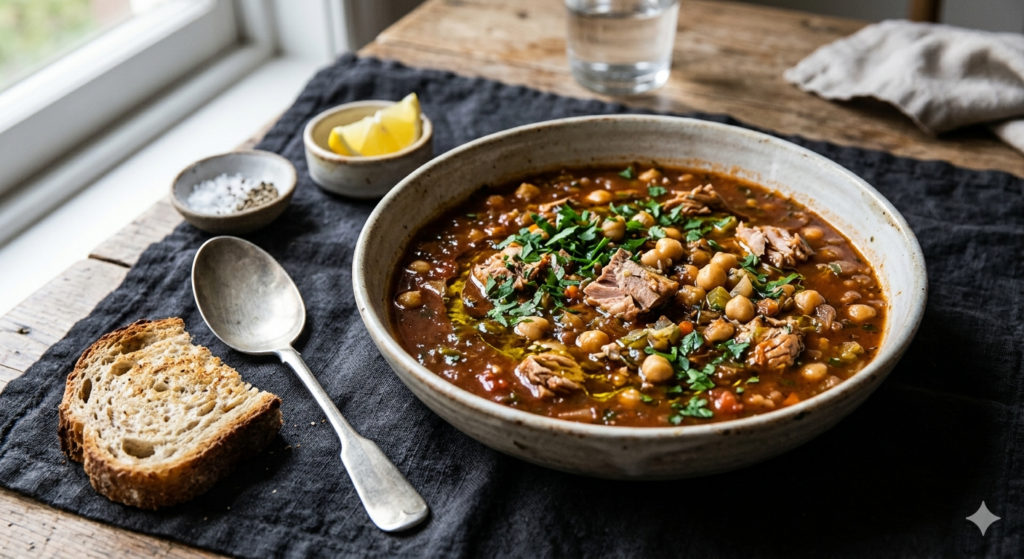 Tuna and Chickpea Stew