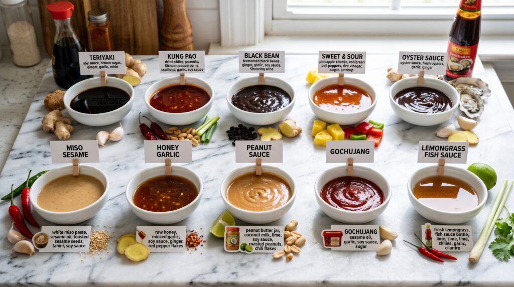 Stir Fry Sauce Bible: 10 Essential Sauces
