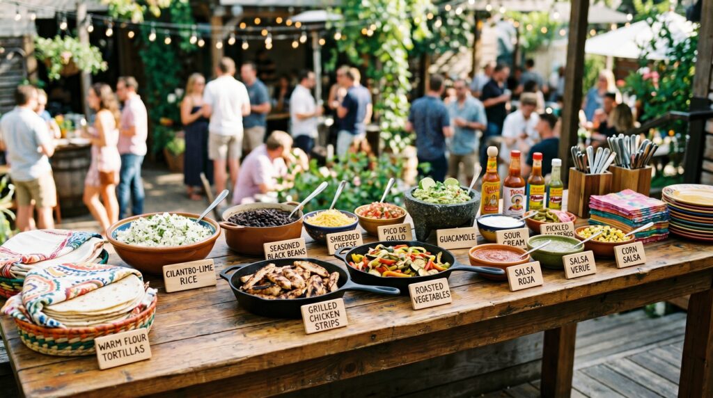 The Perfect Burrito Bar: Entertaining with Burritos