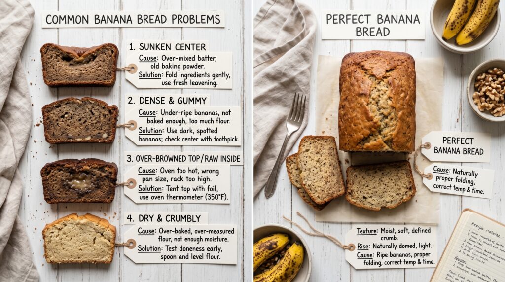 Banana Bread Troubleshooting Guide