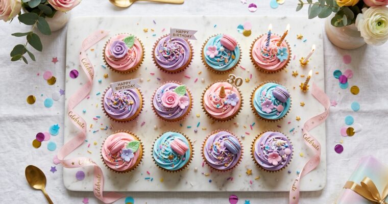 20 Cute Birthday Cupcakes: Easy Recipes & Decorating Ideas