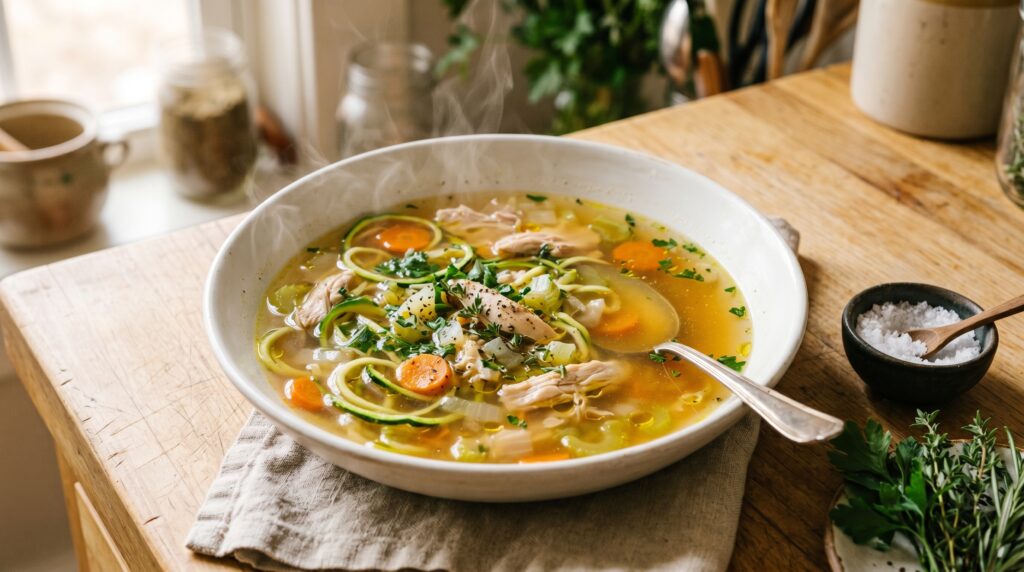 Chicken Bone Broth Soup