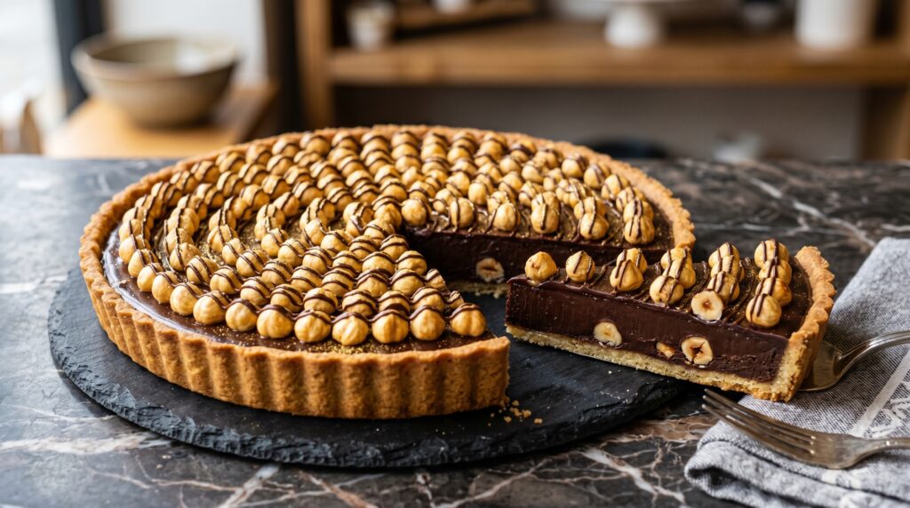 Chocolate Hazelnut Tart