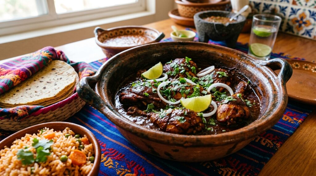 Pollo en Adobo Rojo (Chicken in Red Adobo)