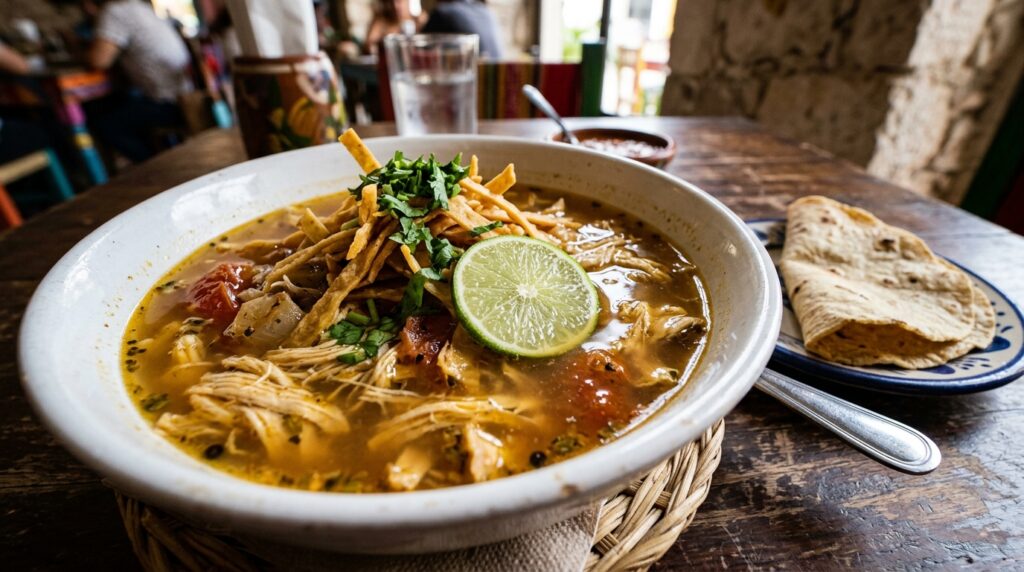 Sopa de Lima (Yucatecan Lime Soup)