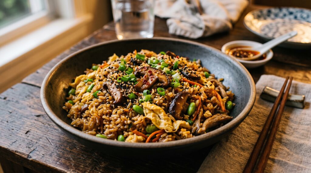Mushroom Fried Rice