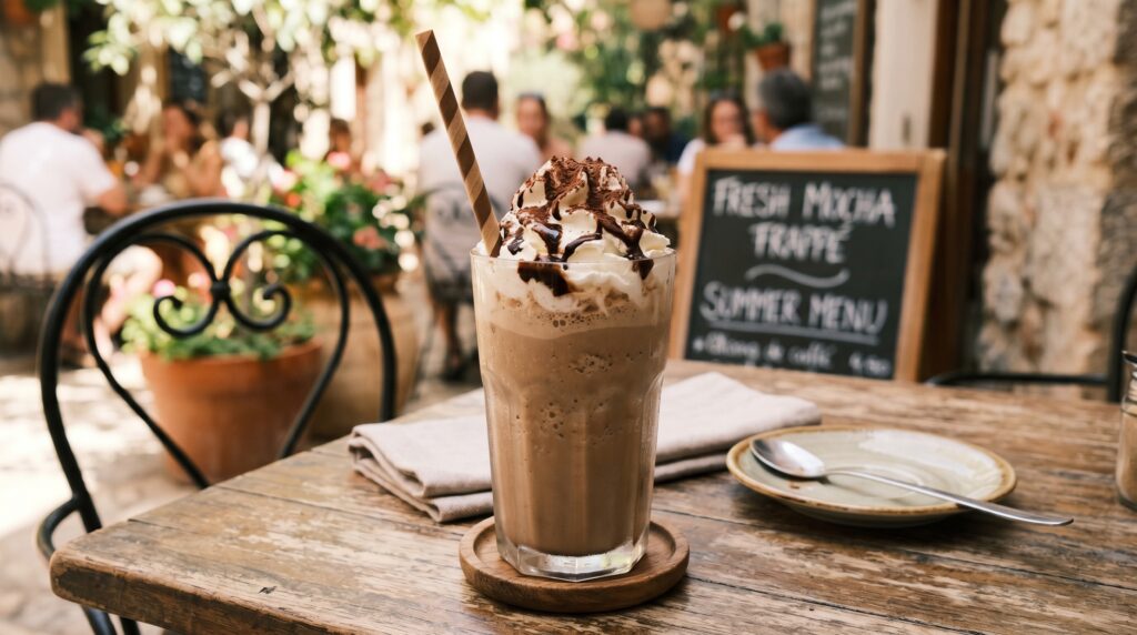 Iced Chocolate Coffee (Mocha Frappé)