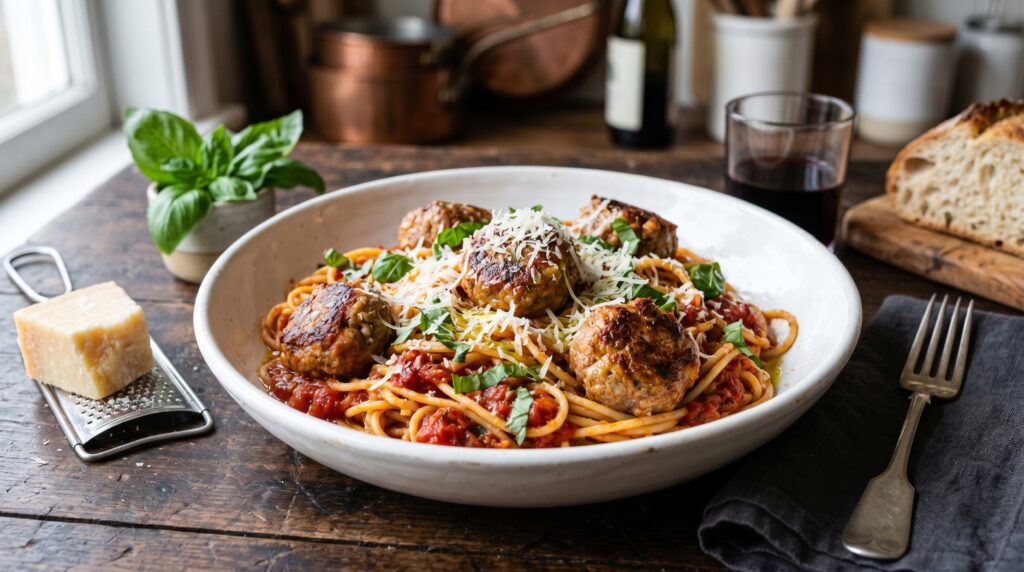 Classic Spaghetti and Meatballs