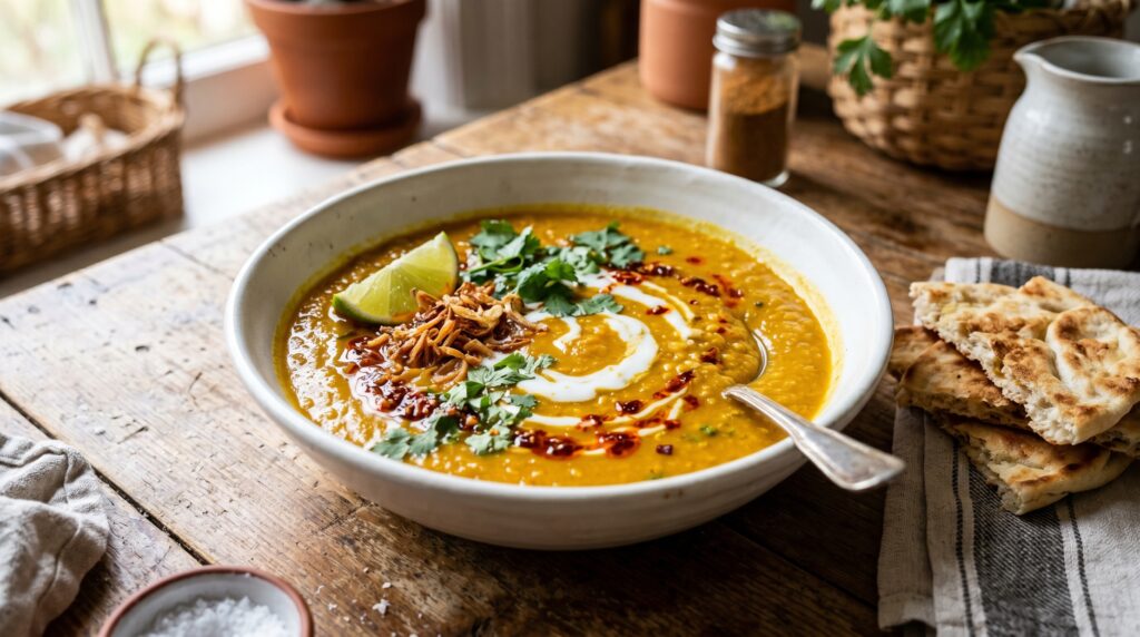 Red Lentil and Coconut Soup