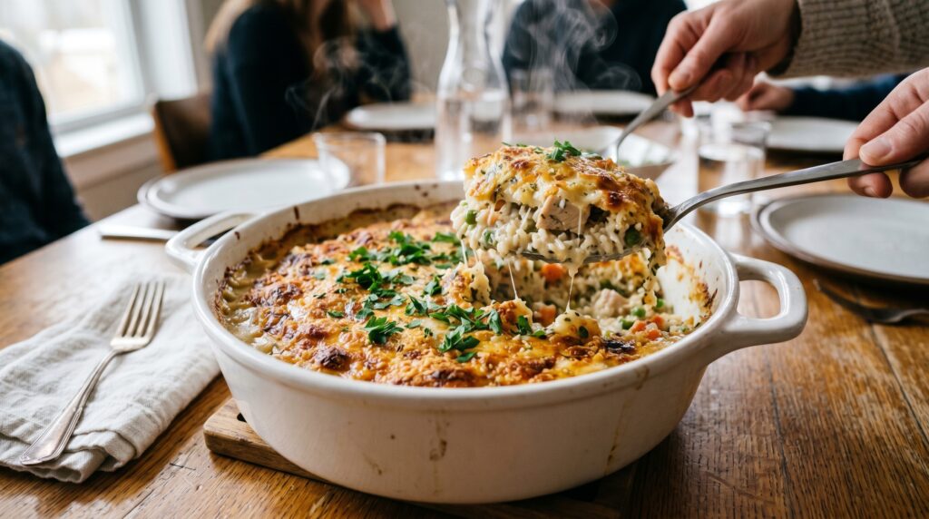 Classic Chicken and Rice Casserole