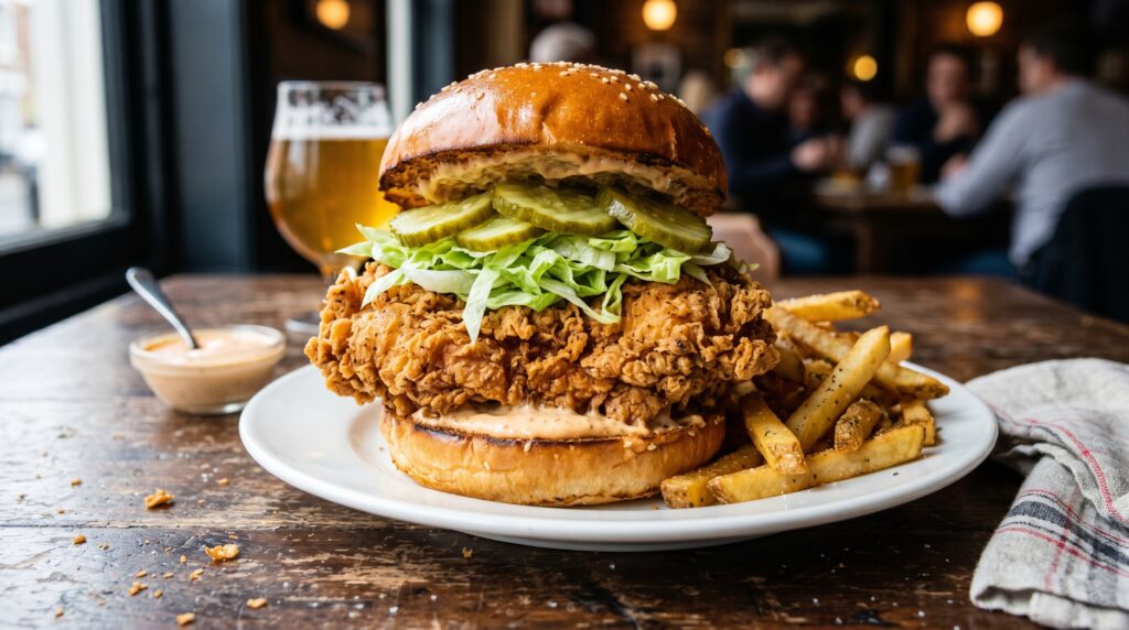 The Ultimate Crispy Fried Chicken Sandwich