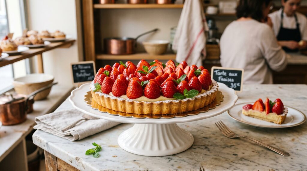 French Strawberry Tart (Tarte aux Fraises)