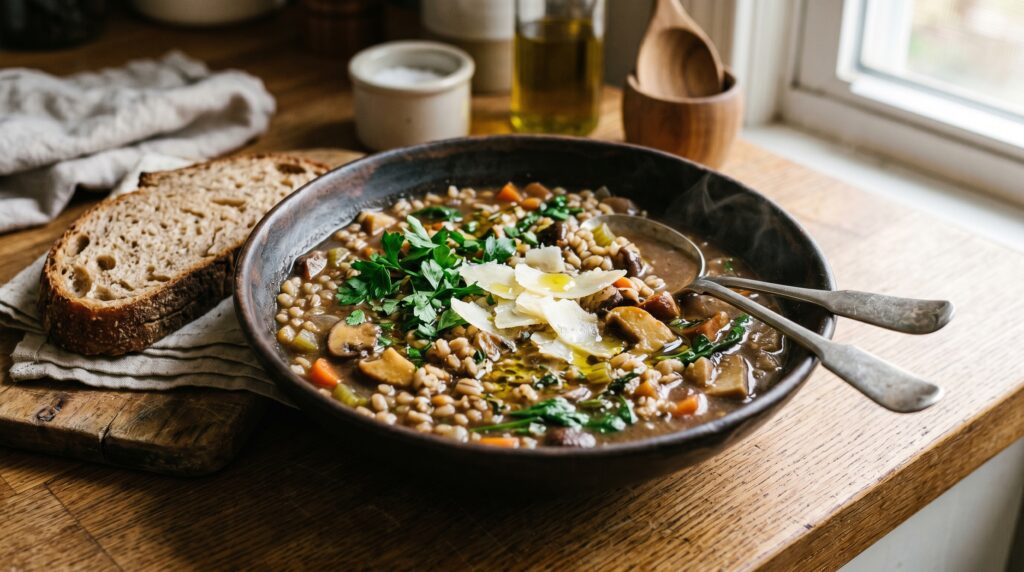 Mushroom and Barley Stew
