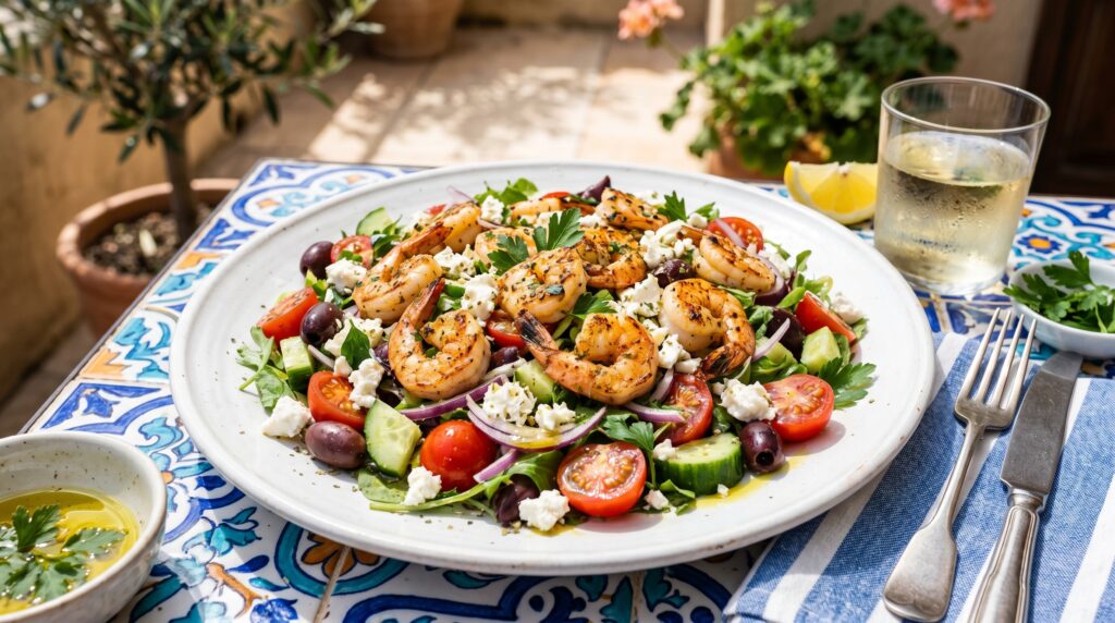 Mediterranean Shrimp Salad