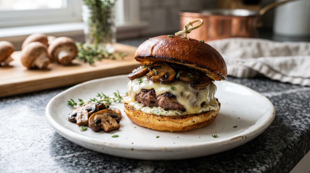 Mushroom Swiss Slider