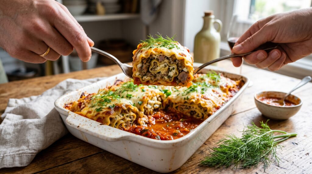 Italian Sausage and Fennel Roll Ups