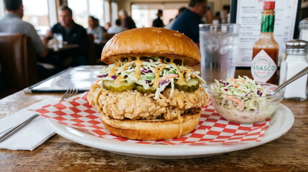 Buttermilk-Style Fried Chicken Sandwich