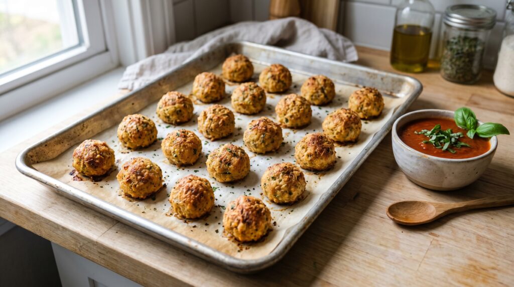Baked Parmesan Meatballs