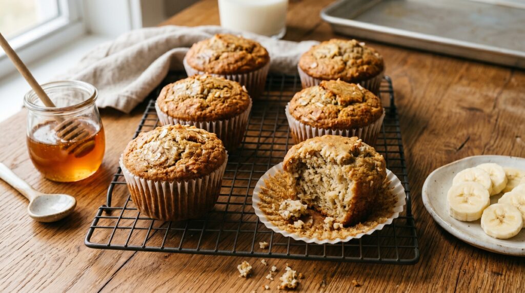 Coconut Flour Banana Muffins