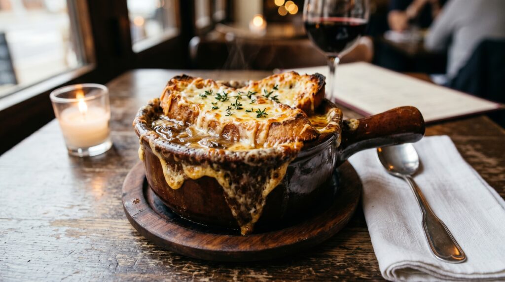 French Onion and Mushroom Soup