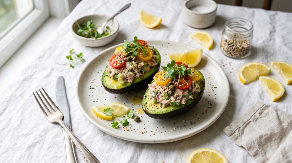 Tuna Stuffed Avocado