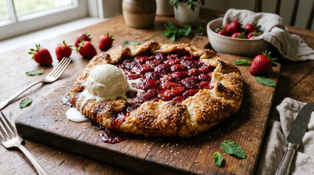 Strawberry Galette