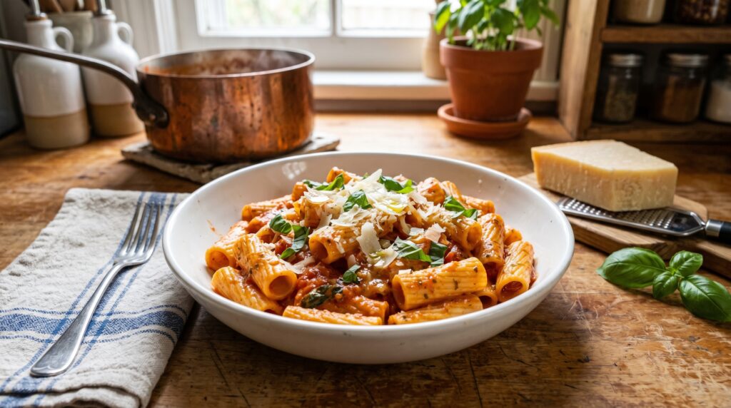 One-Pot Creamy Tomato Pasta