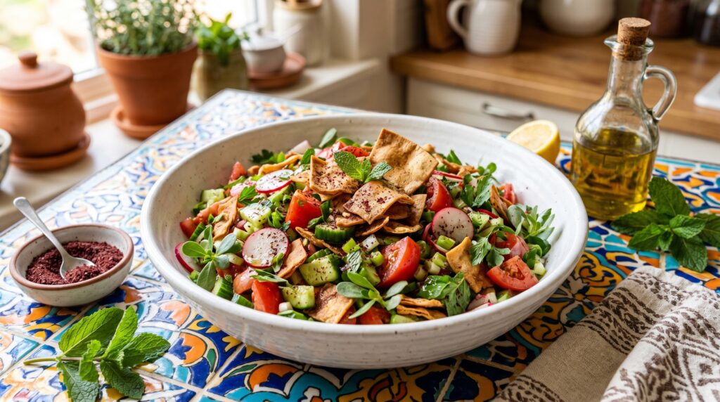 Fattoush (Lebanese Bread Salad)