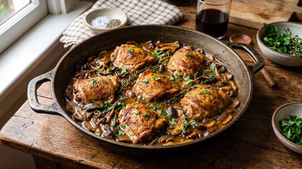 Chicken and Mushroom Skillet