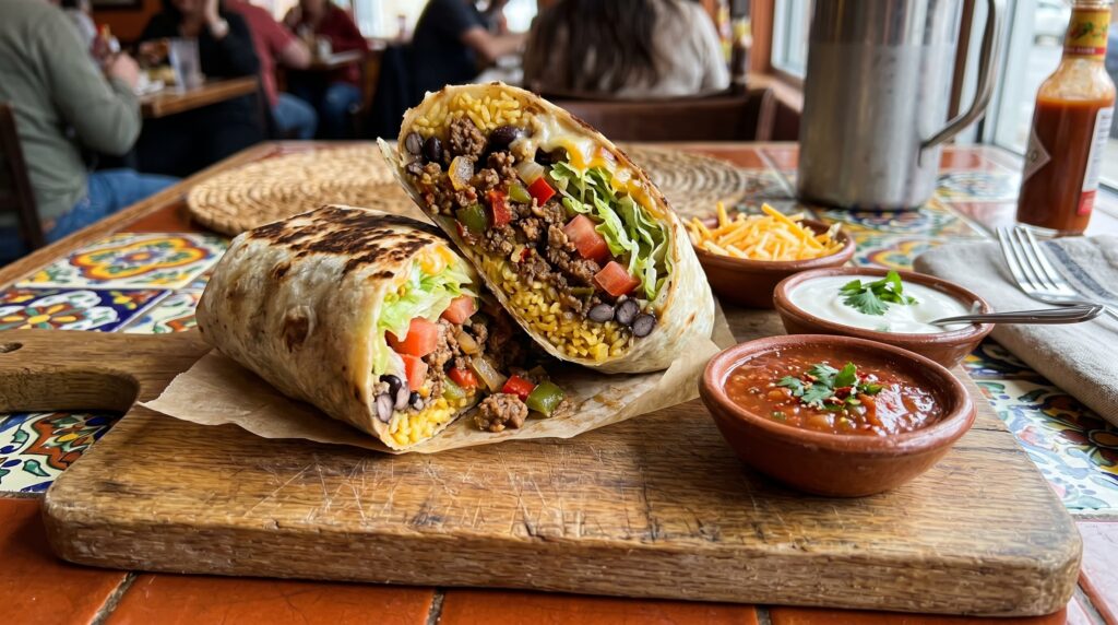 Ground Beef Burrito
