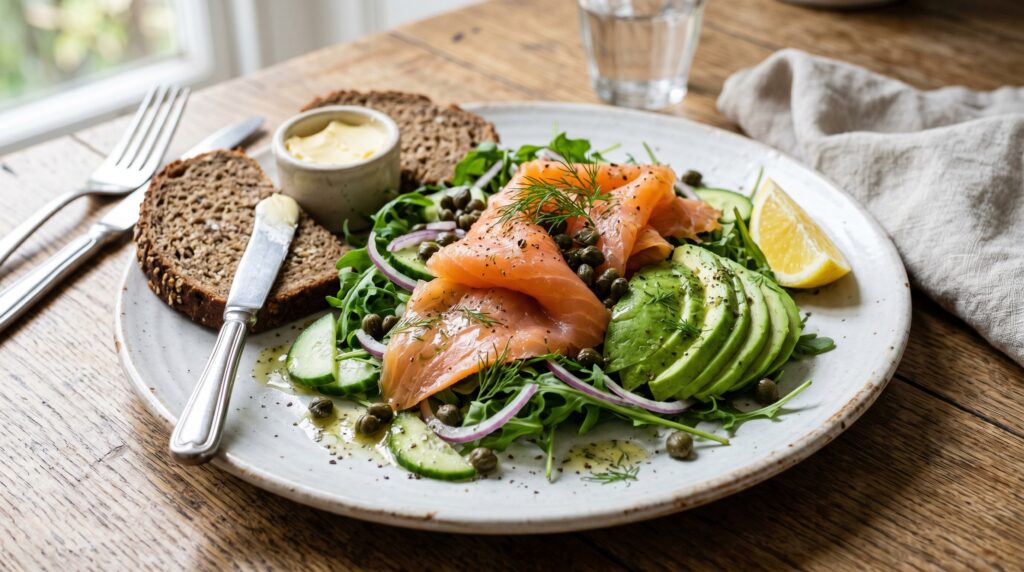 Smoked Salmon and Avocado Salad