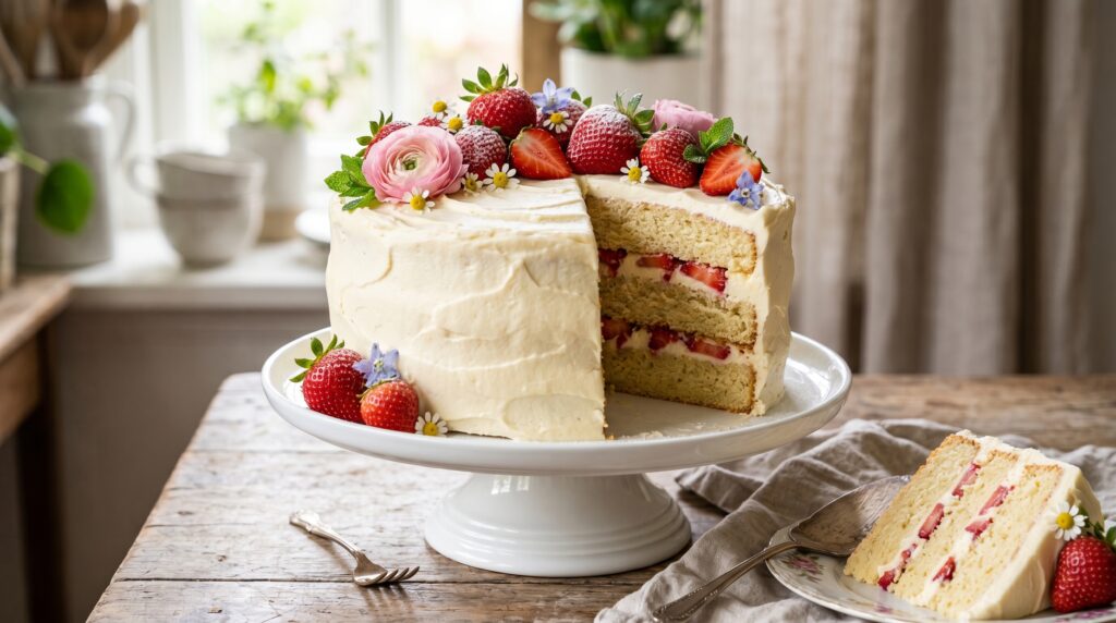 Classic Strawberry Layer Cake