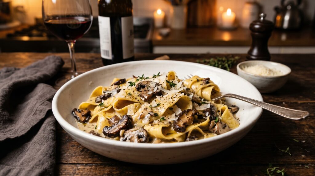 Creamy Mushroom Pasta