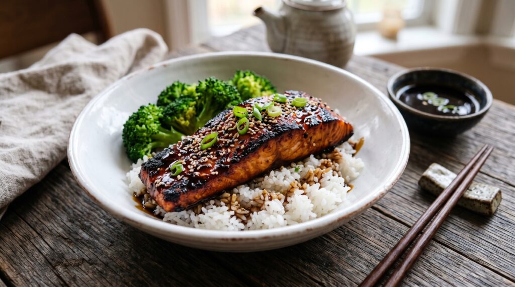 Teriyaki Glazed Salmon