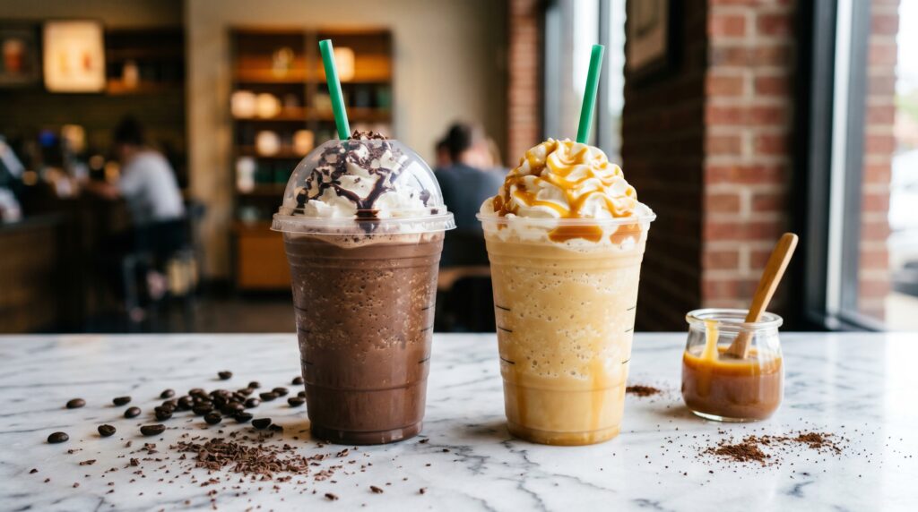 Frappuccino (Mocha or Caramel)
