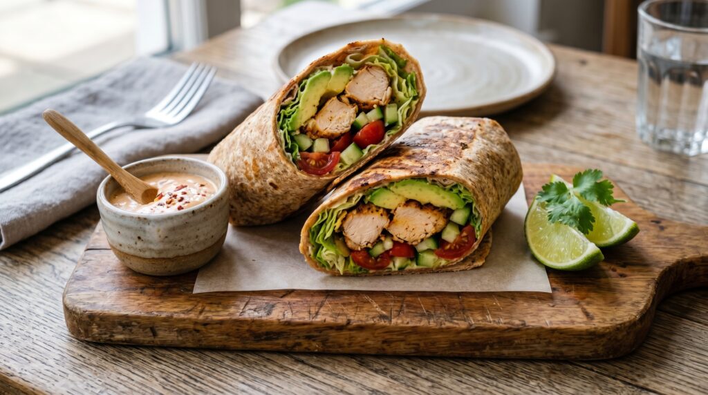 Grilled Chicken Avocado Wrap