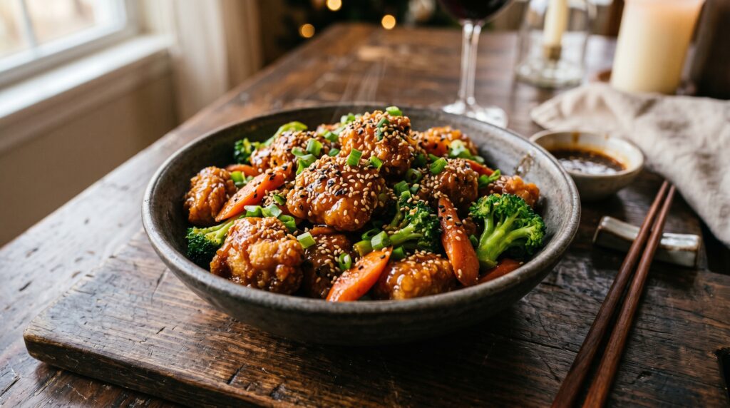 Sesame Chicken Stir Fry

