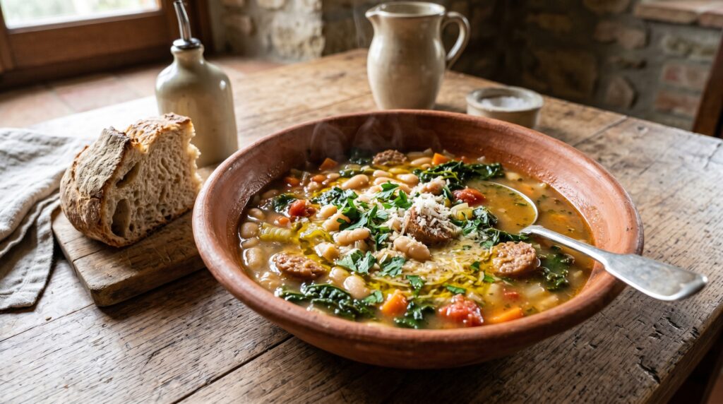 Italian Sausage and White Bean Soup