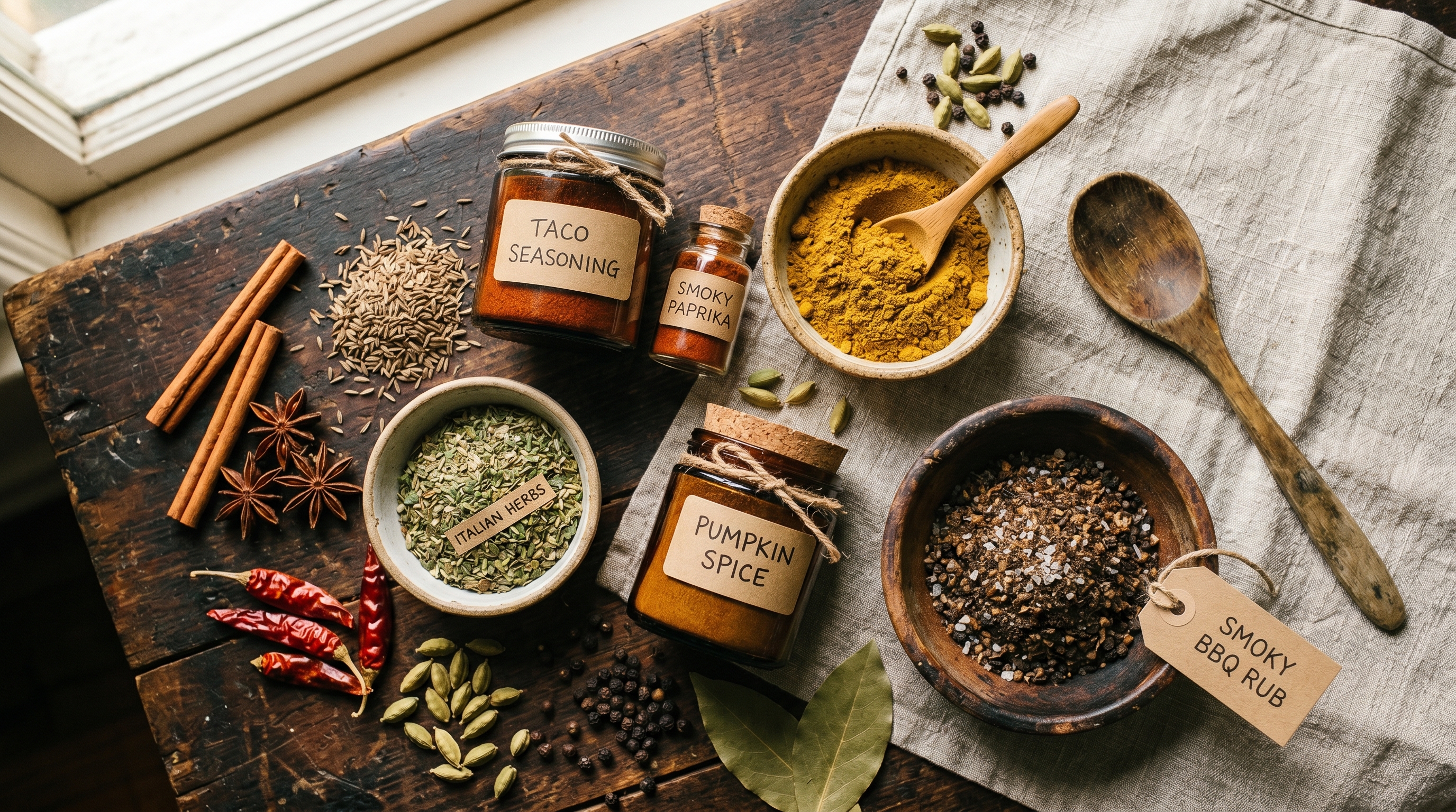 Homemade Spice Blends: DIY Seasoning Mixes Better Than Store-Bought